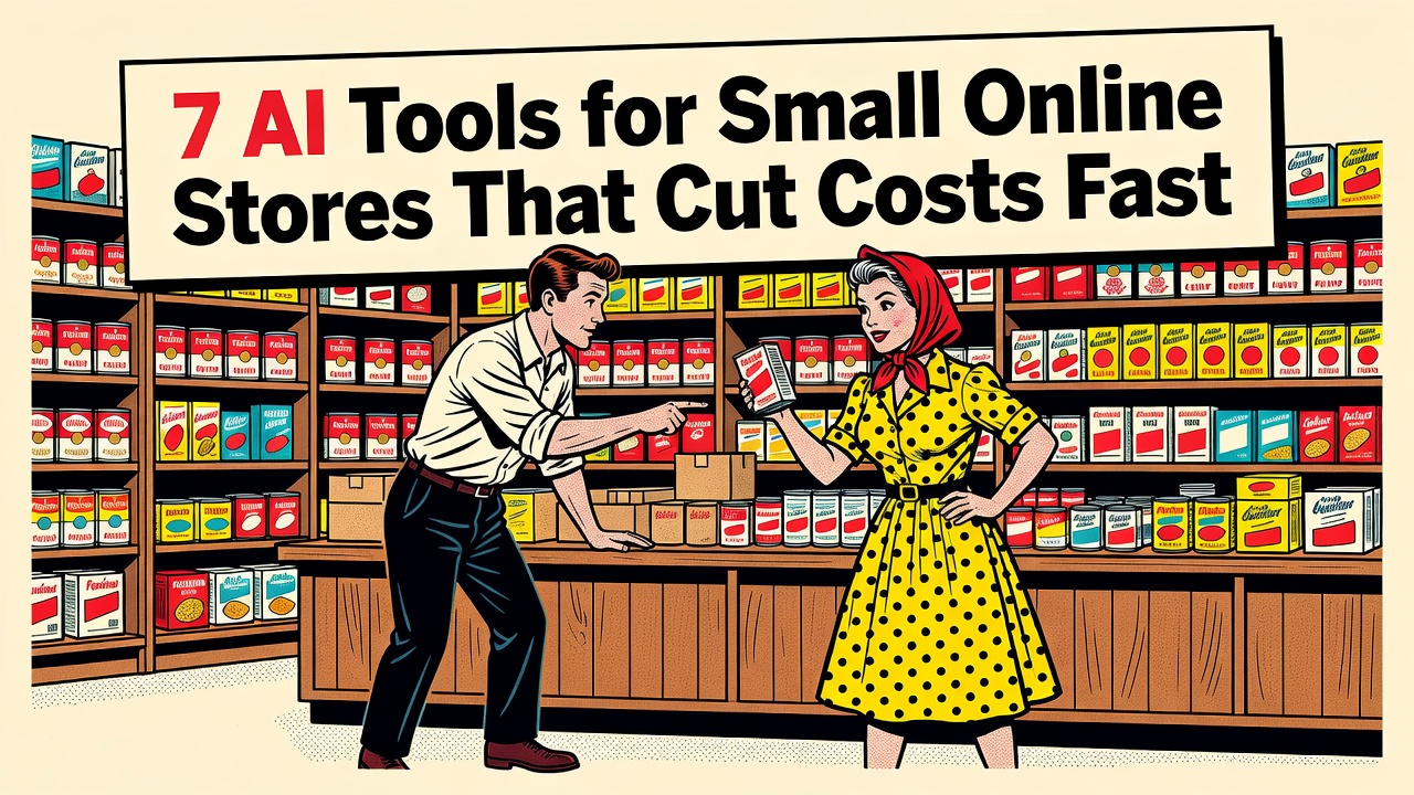 7 AI Tools for Small Online Stores That Cut Costs Fast - ecommerce tips and strategies